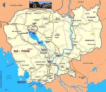 cambodge_plan, carte des circuits